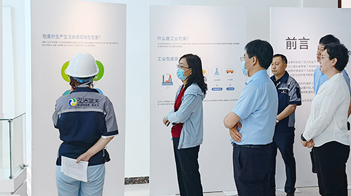 六五環(huán)境日|河北省生態(tài)環(huán)境廳副廳長呂竹青一行蒞臨弘潔藍(lán)天調(diào)研