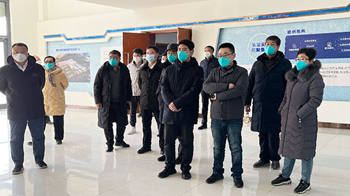 河北省工信廳、發(fā)改委組織專家組、縣長邢亞超，縣領(lǐng)導(dǎo)駱林靖到我司